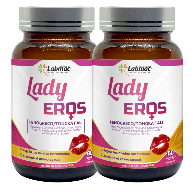 2 LADY EROS CAPSULAS 500 mg FRASCO X 60
