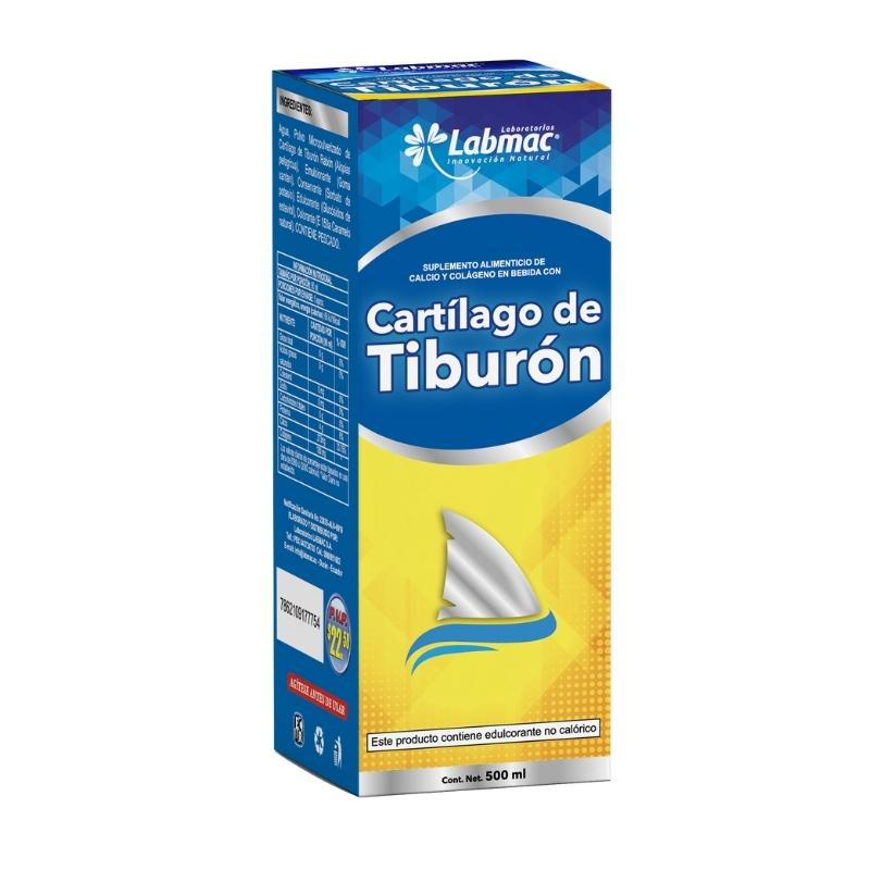 CALCIO Y COLÁGENO CARTILAGO DE TIBURON 500 ML
