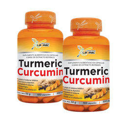 [WKIT-0026] COMBO 2 TURMERIC CURCUMIN 500 MG X 100 CAP
