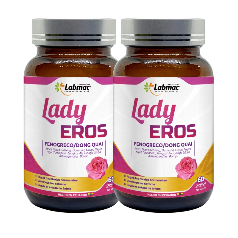 2 LADY EROS CAPSULAS 500 mg FRASCO X 60