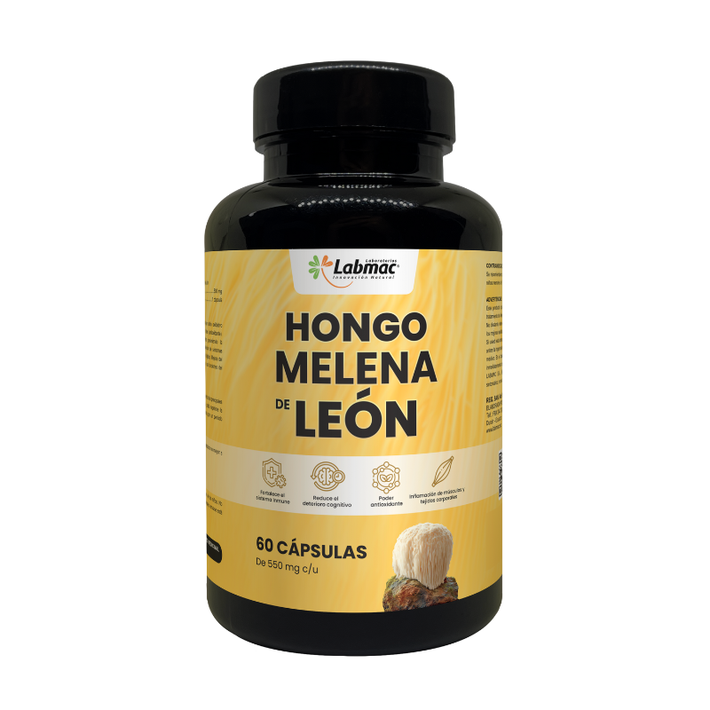HONGO MELENA DE LEON CAPSULAS 550 mg ENVASE X 60 U