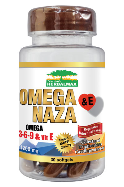 OMEGA NAZA & E (MDX) SOFTGELS 1200 mg ENVASE X 30