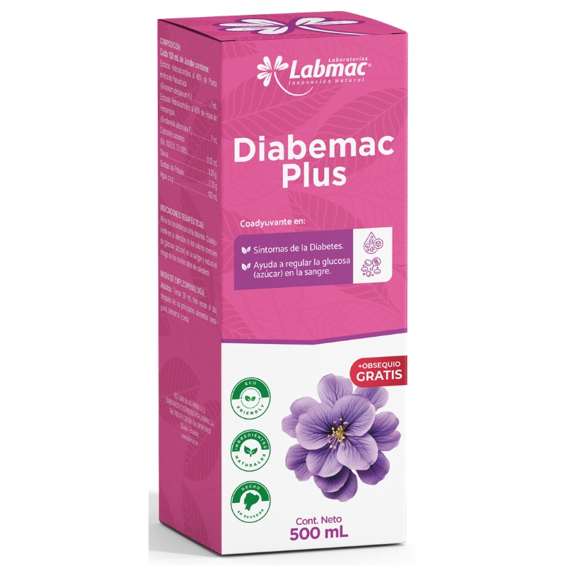 DIABEMAC PLUS JARABE 500ML