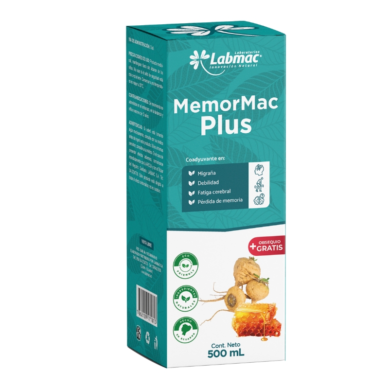 MEMORMAC PLUS JARABE 500 ML