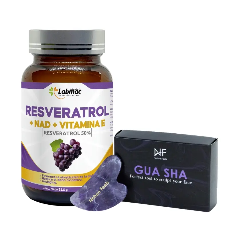 RESVERATROL + NAD + VITAMINA E CAPSULAS 875 mg ENVASE X 60 U GRATIS 