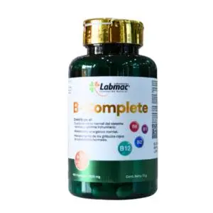 B-COMPLETE CAPSULAS 600 mg ENVASE X 120 U