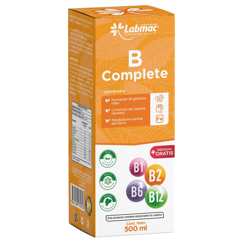 B-COMPLETE JARABE FRASCO X 500 mL