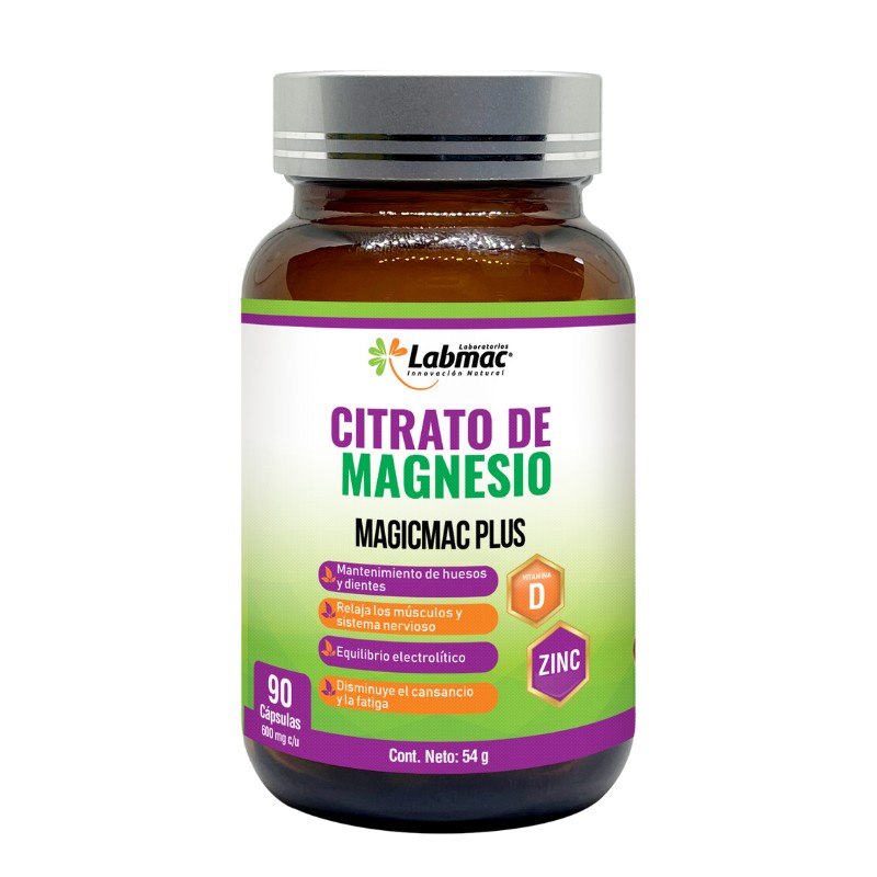 MAGICMAC PLUS CAPSULAS 600 mg FRASCO X 90
