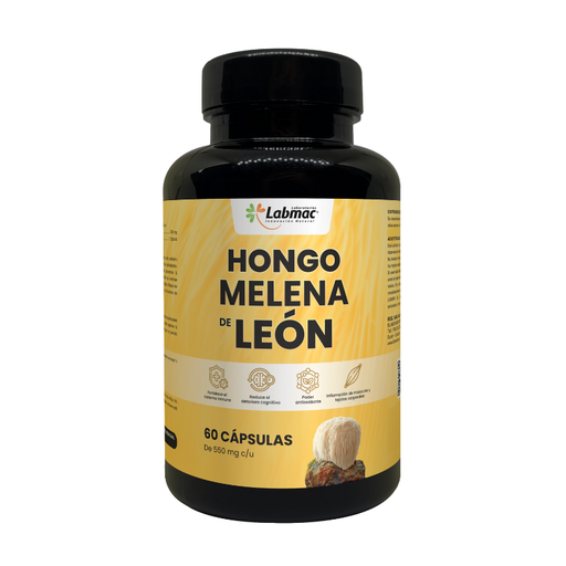 [PTL-N136] HONGO MELENA DE LEON CAPSULAS 550 mg ENVASE X 60 U