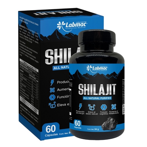 [PTL-N143] SHILAJIT CAPSULAS 500 mg ENVASE X 60 + 10 U