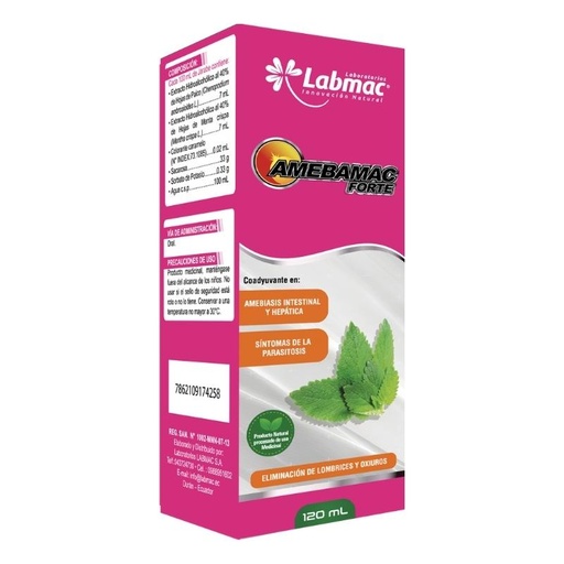 [PTL-N041] AMEBAMAC FORTE JARABE 120ML