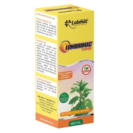 [PTL-N042] LOMBRIMAC FORTE JARABE 120ML