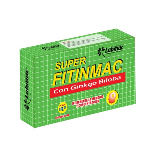 [PTL-N158] SUPER FITINMAC GINKGOBILOBA TABX30 BLISTER