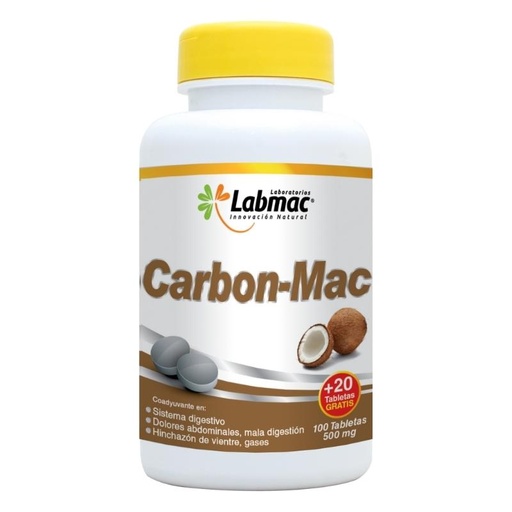 [PTL-N168] CARBON-MAC 500 MG TAB X 120