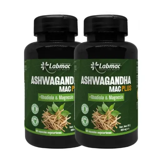 [WKIT-0078] 2 ASHWAGANDHA PLUS 600mg ENVASE X60